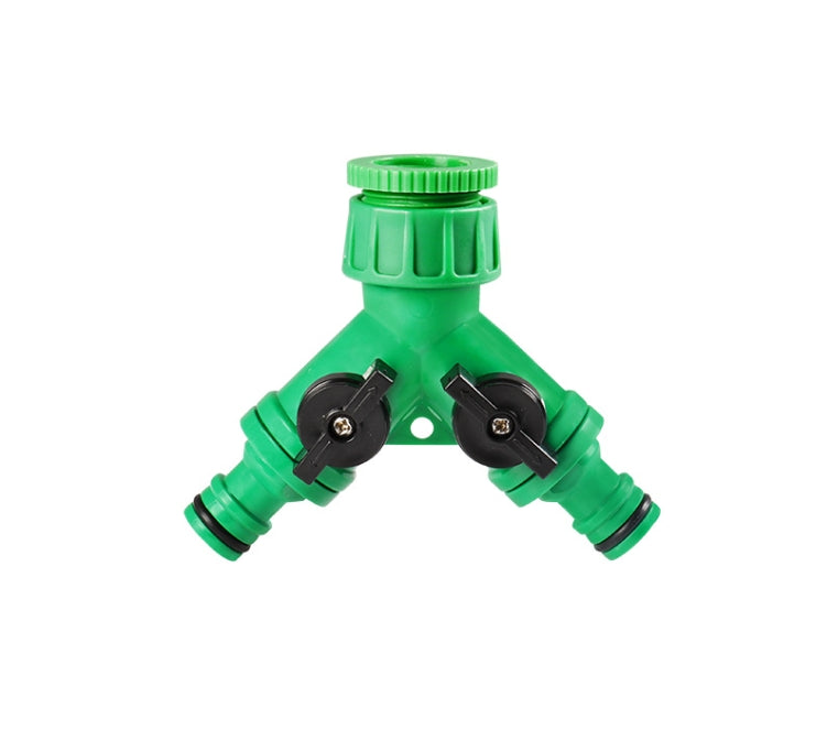 2 Way Garden Hose Splitter Y-Type 3/4 Watering Connector - Basic Farm House