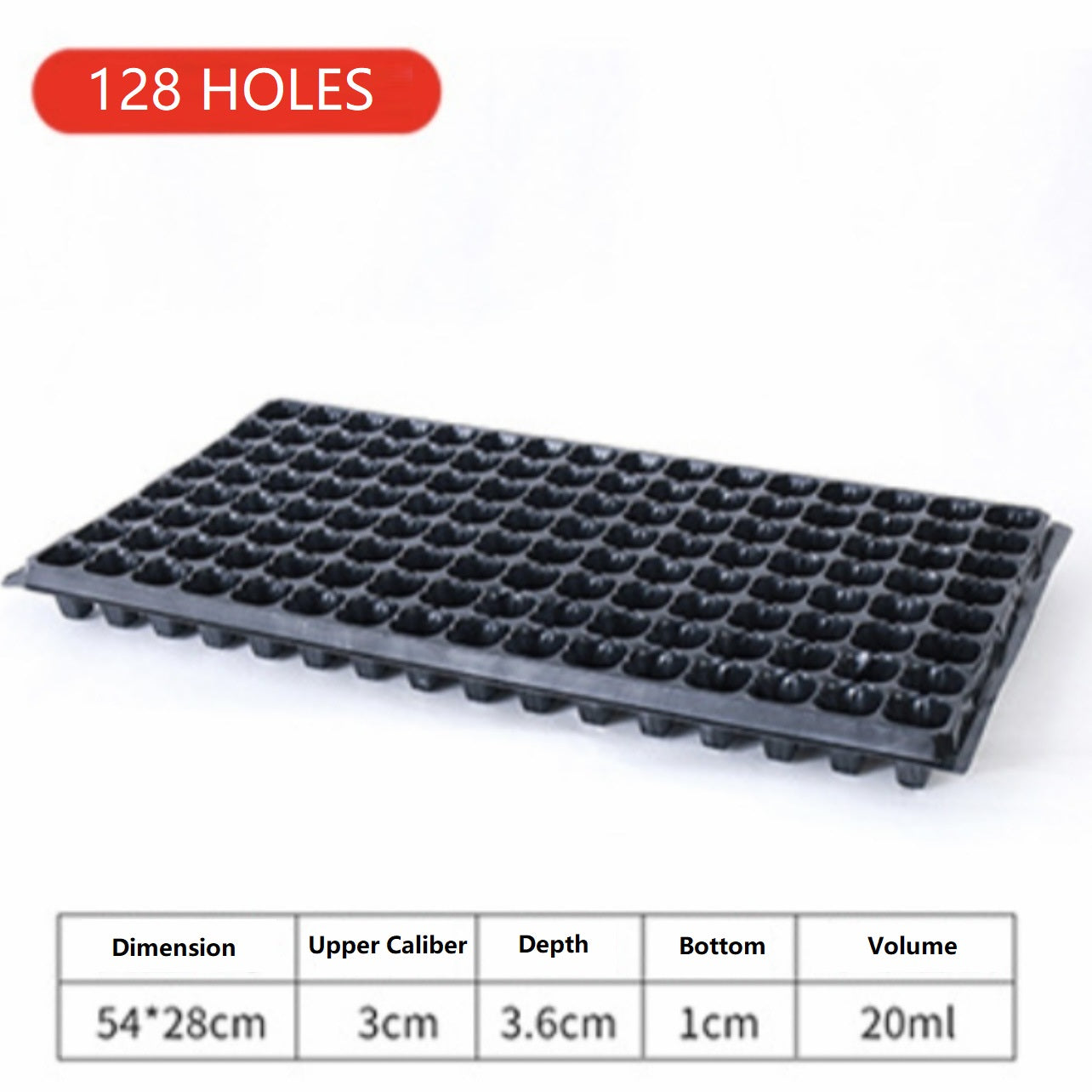 Garden Seedling Tray 21/32/50/72/105/128 Holes Garden Starter Tray Kit Seed Germination Plant Pot - Basic Farm House