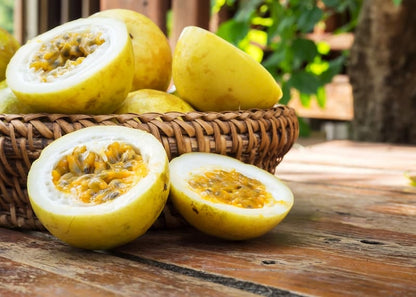 Yellow Passion Fruit Seeds ( 50 seeds ) - Basic Farm House