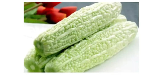 White Bitter Long Gourd Ampalaya Seeds (10 seeds) - Basic Farm House