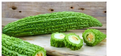 Chinese Bitter Gourd Ampalaya Long Green Variety Seeds ( 10 seeds ) - Basic Farm House