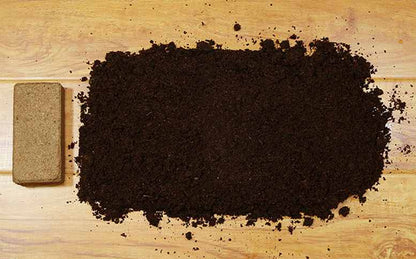 Imported Natural Coco Peat Block Brick ( 0.60KG ) - Basic Farm House