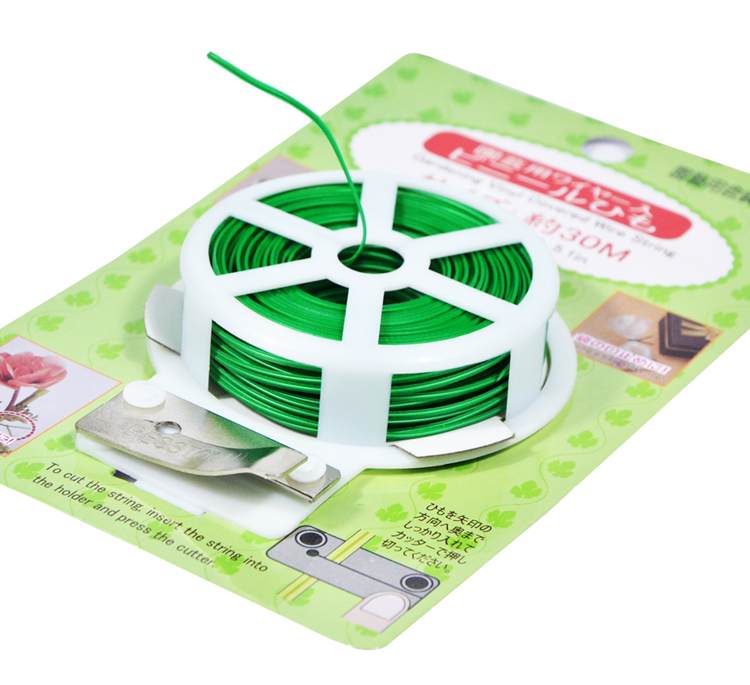 20M Garden Tie Plastic Steel Wire String Flower Cable Rattan Garden Tools  - Basic Farm House