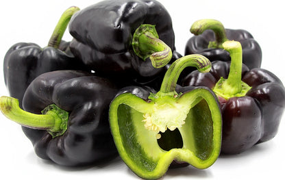 Hybrid Variety Purple Jade Sweet Bell Pepper Vegetable Seeds (100 seeds) - Basic Farm House