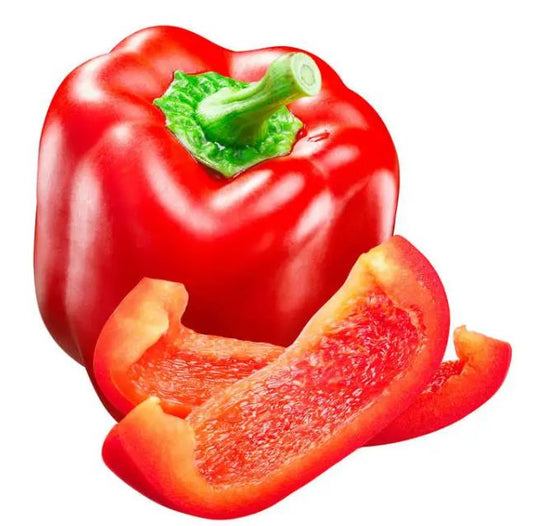 Red Sweet Bell Pepper Vegetable Seeds ( 150 seeds ) - Basic Farm House