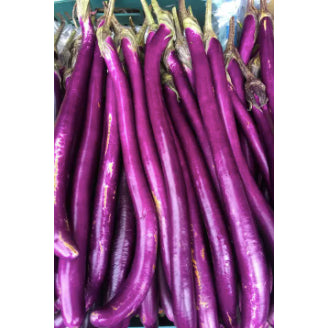 Rare Purple Dragon Long Eggplant Vegetable Seeds (100 seeds) - Basic Farm House