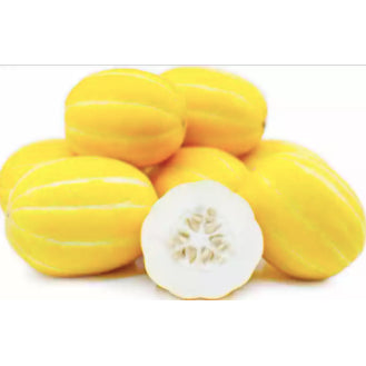 Korean Dragon Sweet Gold Melon Fruit Vegetable Seeds (50 seeds) - Basic Farm House