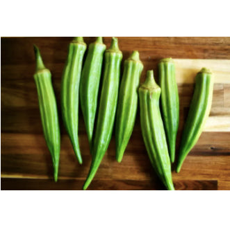 Green Okra Variety Vegetable Seeds (50 seeds) - Basic Farm House