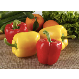5 Colors Rainbow Bell Pepper Vegetable Seeds (50 seeds) - Basic Farm House