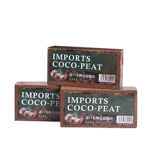 SULIT PACK ORGANIC Imported Coco Peat Block Brick ( 0.30KG ) - Basic Farm House