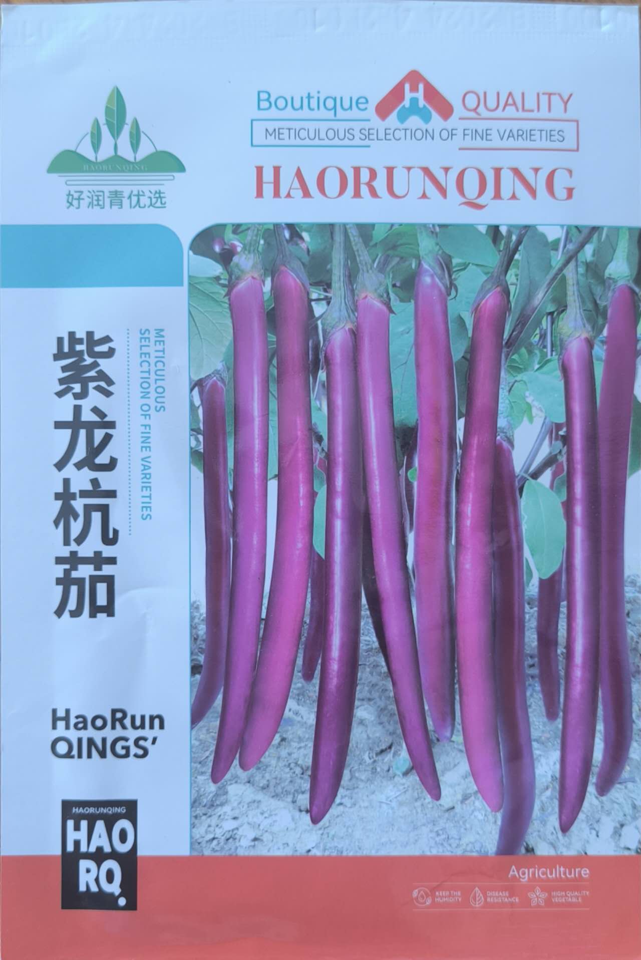 Rare Purple Dragon Long Eggplant Vegetable Seeds (100 seeds) - Basic Farm House
