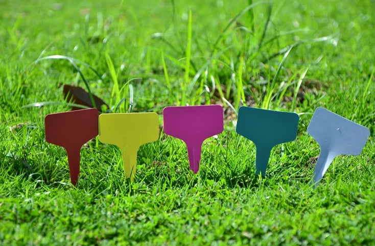 5pcs Waterproof Plant Tag Labels Reusable PVC for Gardening  - Basic Farm House